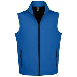 SOLS Mens Race Softshell Body Warmer / Royal Blue
